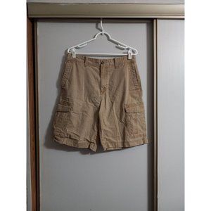 Eddie Bauer 32 Khaki Cargo Shorts